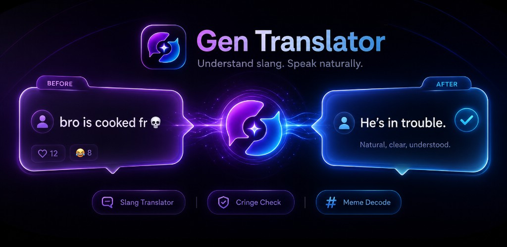 Gen Translator: Chat Slang AI preview
