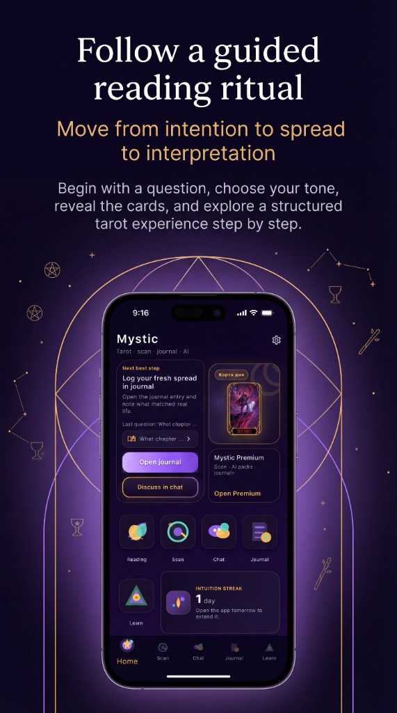 Mystic Tarot AI preview